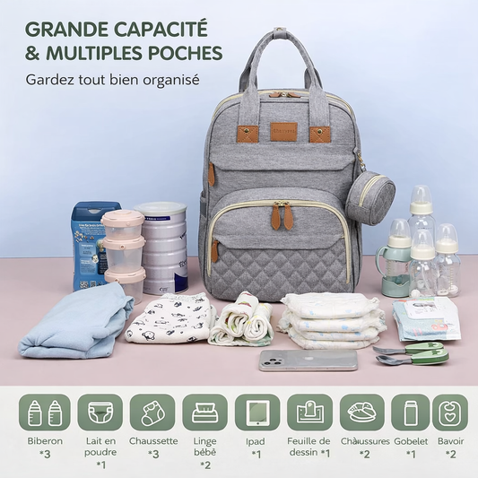 Sac Organisateur 3-en-1 Premium avec Lit Intégré