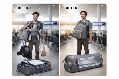 Sac Organisateur 3-en-1 Premium avec Lit Intégré