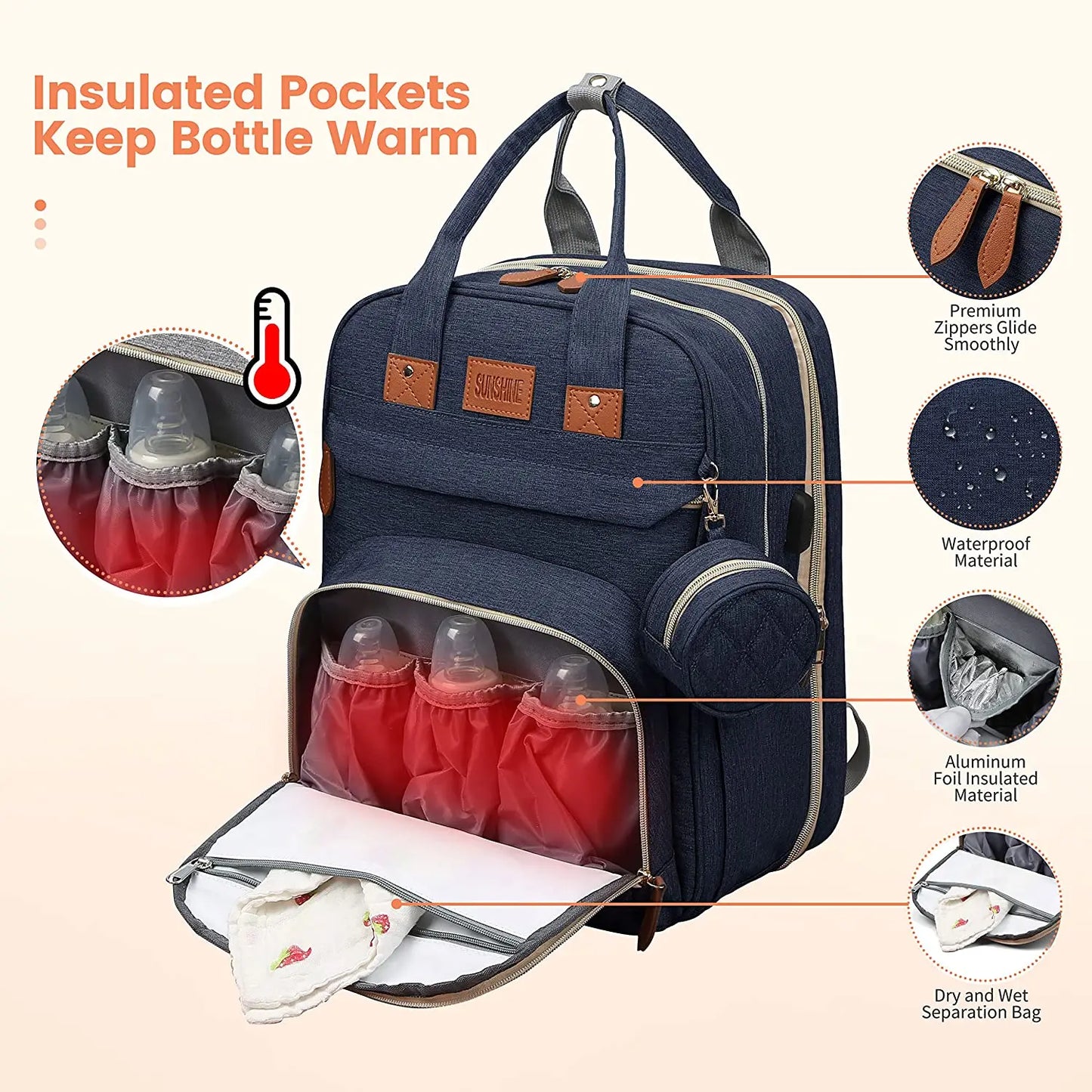 Sac Organisateur 3-en-1 Premium avec Lit Intégré